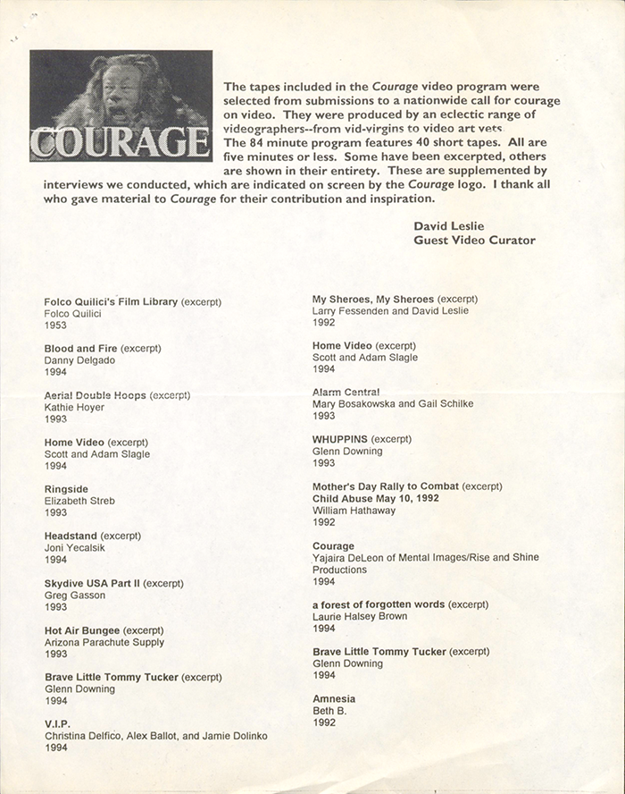 Program Page 1